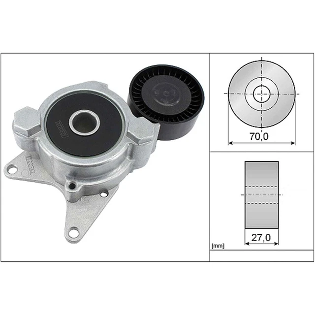 INA Arm Poulie Courroie Trapézoïdiale Convient pour Lexus Is Toyota Auris 2