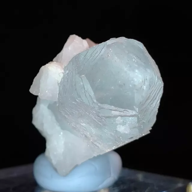 White Aquamarine var Goshenite ice clear Aqua crystal 224ct Australian Stock 3