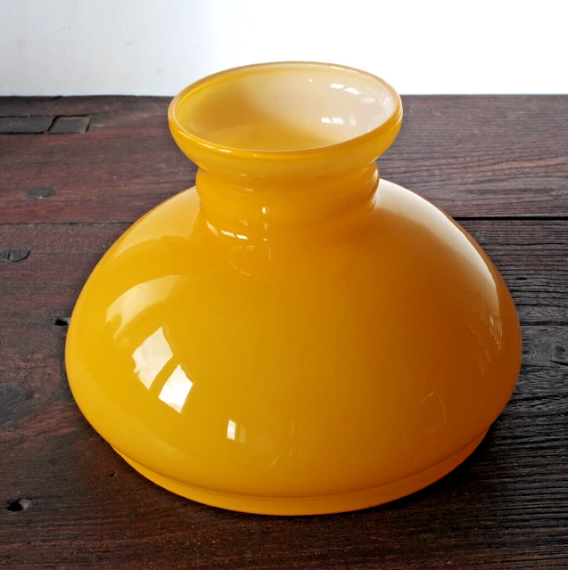 27⚜️ Ancienne Petite Cocotte Faitout Émail Jaune Diamètre 14 Cm Vintage