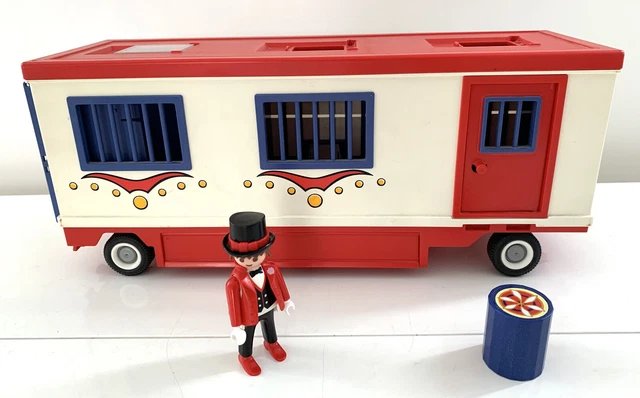PLAYMOBIL Vintage 3514 - Remorque Fauves Du Cirque (1979) - Complet