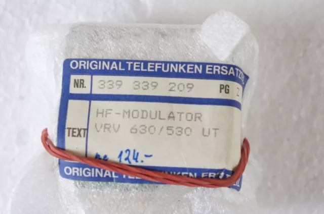 Videorecorder Parts Telefunken HF-Modulator VRV 630/530 UT S885 2