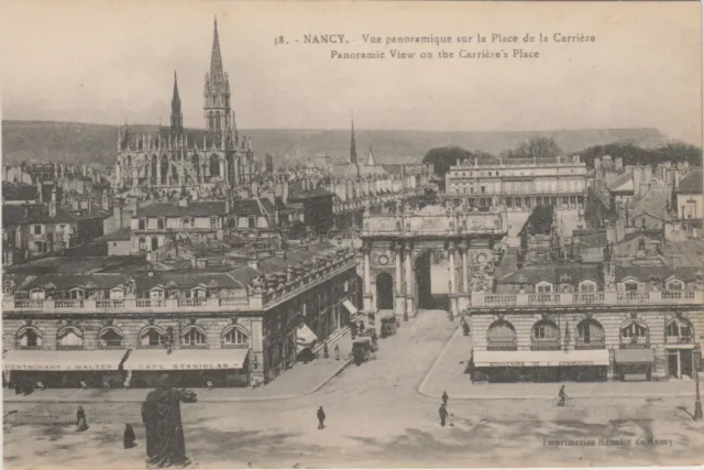 Panoramic View on the Carriere's Place in Nancy, France (Carte Postale)