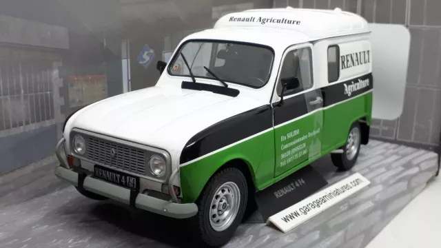 R4,CAMIONNETTE,RENAULT,AGRICULTURE,1988,SOLIDO,1/18ème,miniature,collection,