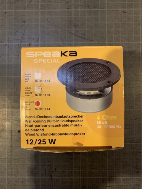 Haut Parleur Speaka Special 4ohm Wide Band 86db Encastrable 25watt