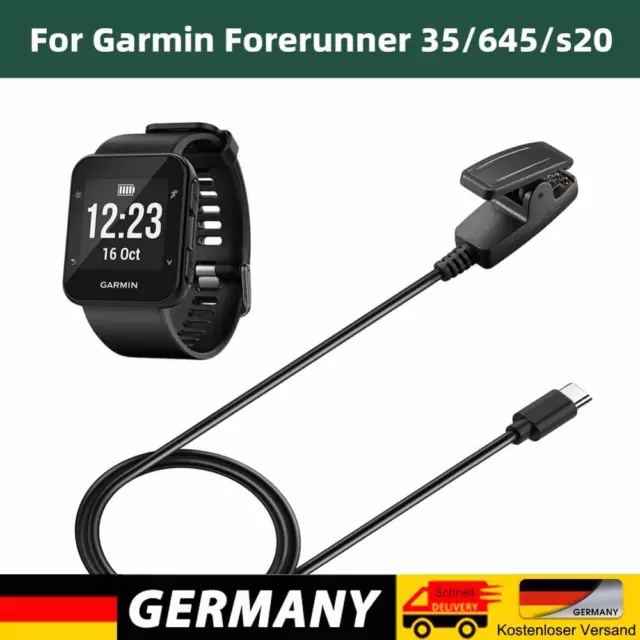 1 m Smartwatch-Ladeclip für Garmin Forerunner 35/645/s20 (Typ-C-Schnittstelle)