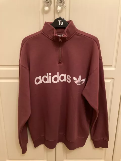 Brand New Women’s ADIDAS  Hoodie Hoody Sweatshirt Size UK 8/10 RRP £50