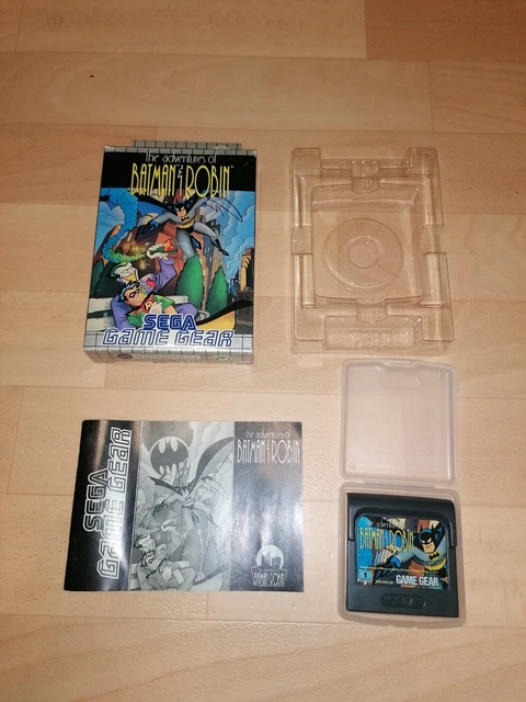 jeu sega game gear batman & and robin complet pal