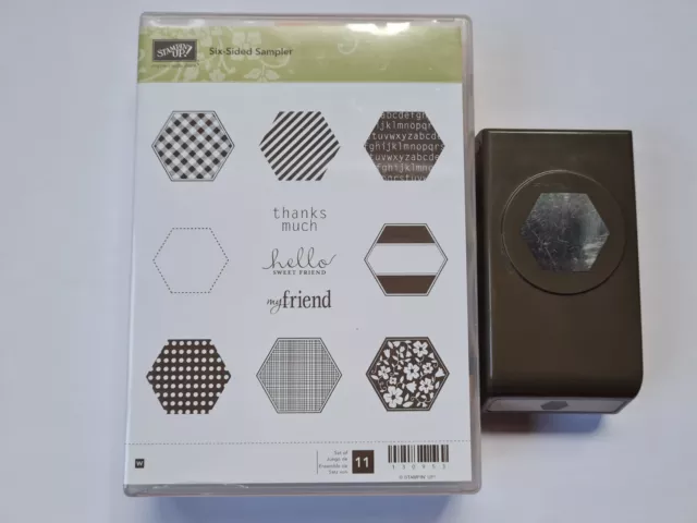 Stampin' Up! Hexagon Punch And Six-Sided Sampler Stamps
