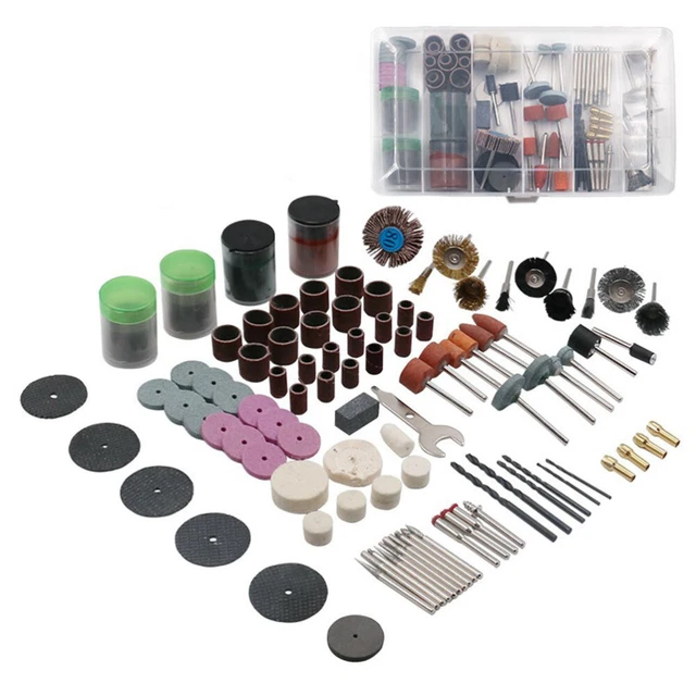 161PCS Strumenti di lucidatura Utensili rotanti Kit di accessori Accessori per