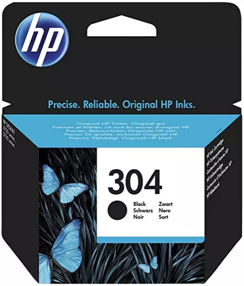 CARTUCCIA ORIGINALE HP304 N9K06AE NERO BLACK  hp304bk UFFICIALE HP