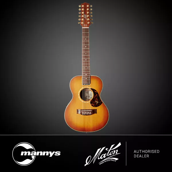 Maton EMD12 12-String Mini Maton Diesel Acoustic Guitar w/ AP5 Pro Pickup inc Ca