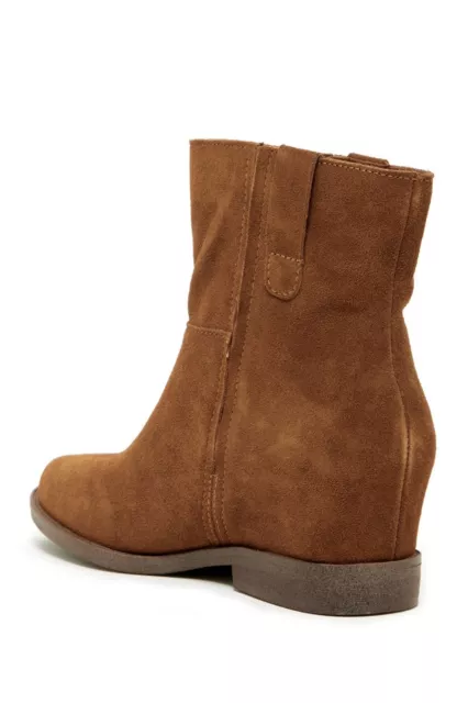 Kenneth Cole Reaction Lift Up Suede Bootie Pull on Boots PRETZEL Size 7 M NIB 3