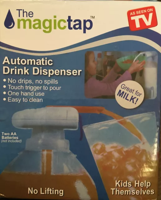 The Magic Tap Automatic Drink Dispenser Great 4 Kids New Get 2 in box USA Seller