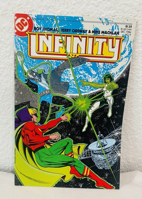 DC Comics Infinity Inc. #9 Signed by Roy Thomas w/ COA NM 1984