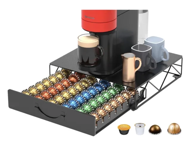 Vinsani 24 Coffee Pod Holder for Nespresso Vertuo Vertuoline Pods