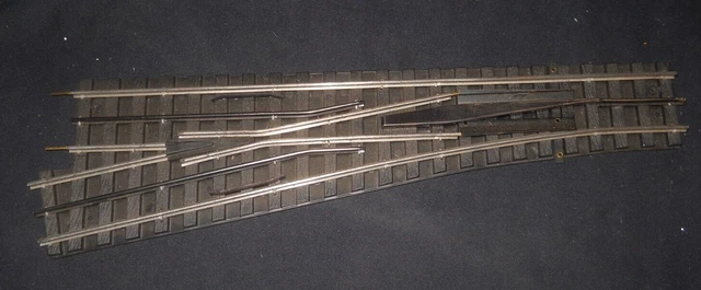 O Gauge Gar Graves Used 3-Rail Manual Left-hand Switch