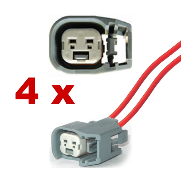 Conector Eléctrico Hembra Con Cable Para Inyector Diésel - Repuesto DELP DJ70229A-3.5-21, 240PC024S8014