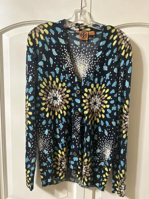 tory burch cardigan sweater large