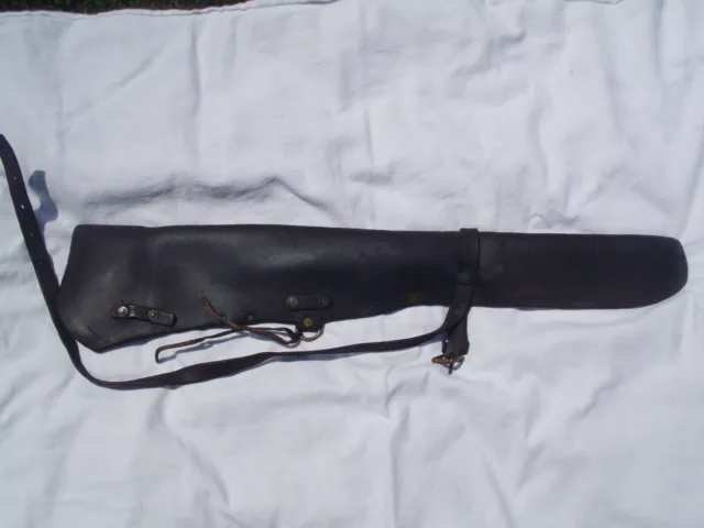 Vintage " Wolf" Leather Rifle Scabbard/Boot J.J.R.