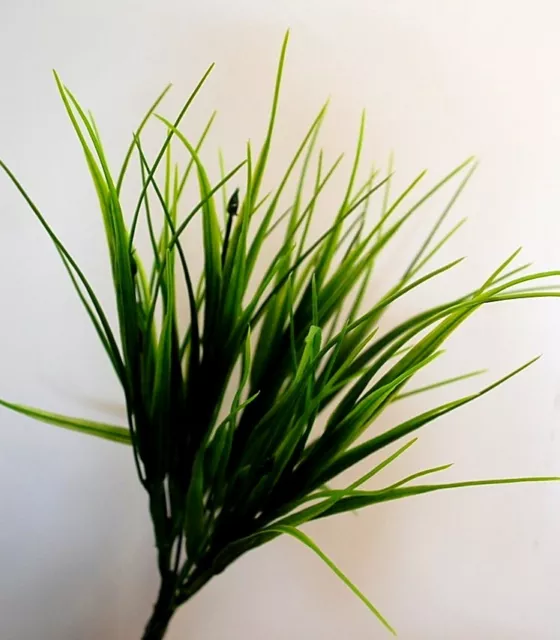 8x Artificial Fake Grass Plant Flowers Home Green bulk wholesale flower Greenery