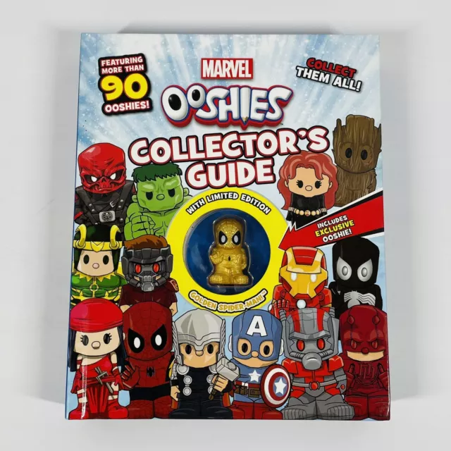 Ooshies Marvel Collectors Guide With Golden Spider-Man Book Hardcover 2017