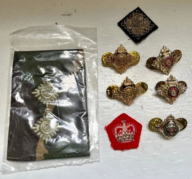 POST WW2 BRITISH Army Officer insignia patch pip lieutenant tanks