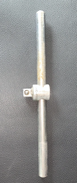 S-K SK TOOLS 40152 USA 1/2" Sliding T Head handle Breaker Bar 10" Long Vintage