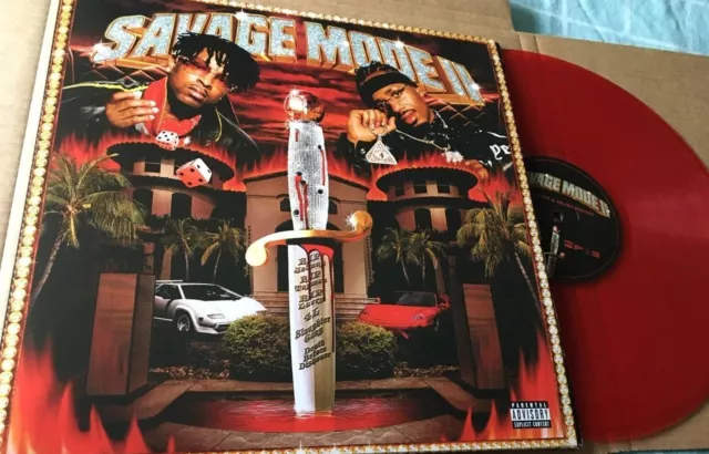 21 Savage & Metro Boomin – Savage Mode II Red Vinyl LP Sealed