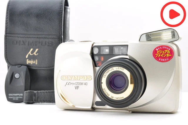 OLYMPUS Μ ZOOM 140 VF Compact Film Camera, Good Condition