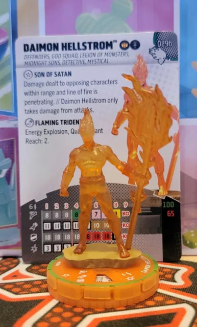 HEROCLIX DAIMON HELLSTROM 029b PRIME