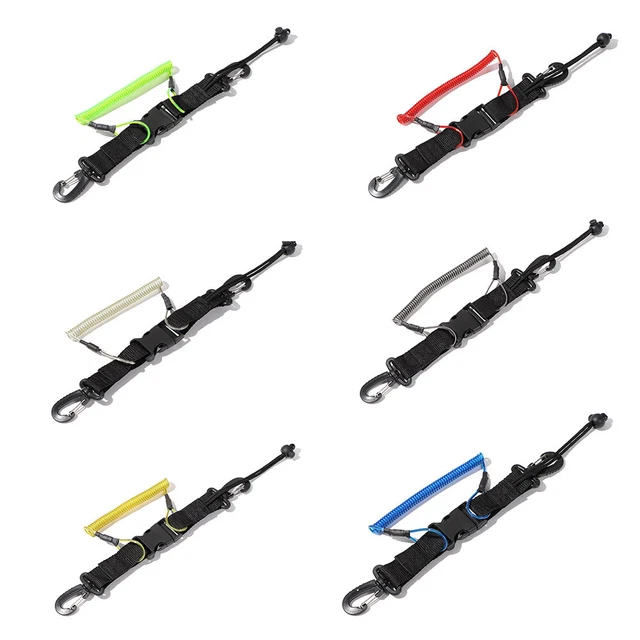 HOUSING CAMERA LANYARD Spiral Ring Dive Scuba Diving Snappy Coil