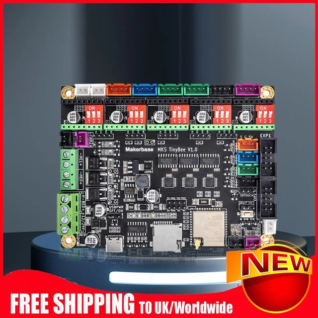 Placa Base De Impresión 3D ESP32 WIFI Pantalla TFT 520Kb RAM MCU 240MHz Para Mks Tinybee