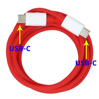 C & A Cavo TYPE-C a USB-C originale OnePlus WARP carica veloce 1.5m per 8T 9 Pro C24A 