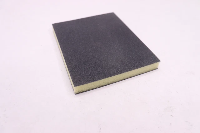 (250-Pk) Uneeda Polyurethane Foam Backing Sanding Sponge 3-3/4" x 4-3/4" x 1/2"