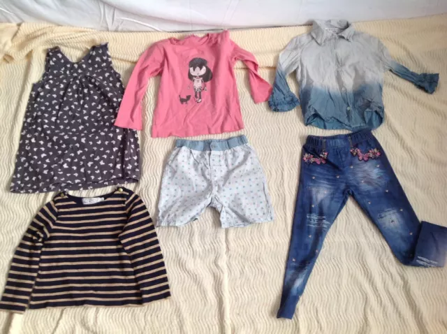Lot De Vêtements Enfant Fille 4 Ans ( Lvf01/24/7-21B )