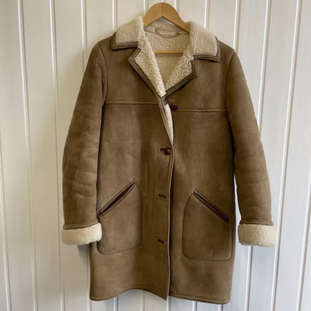 VINTAGE OAKLEAF MADE In England Sheepskin Coat For Sizing See