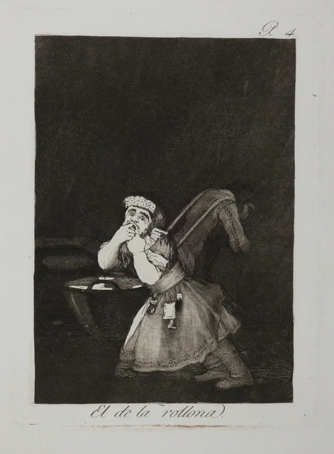 FRANCISCO DE GOYA Plate 18 From Los Caprichos Gravure À L'Eau-forte Eau-Forte EUR 201,28 - FR