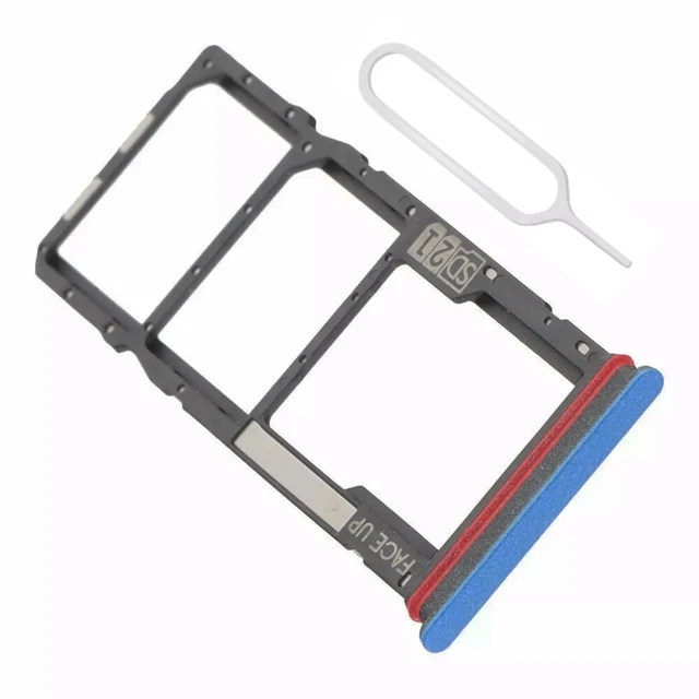 Tiroir Double Carte SIM Pour Asus Zenfone 8 - Noir, Neuf - Plateau De Remplacement