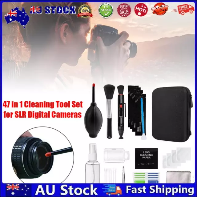 AU 47x Camera Cleaner Kit DSLR Lens Digital Camera Mobile Phone Sensor Cleaning