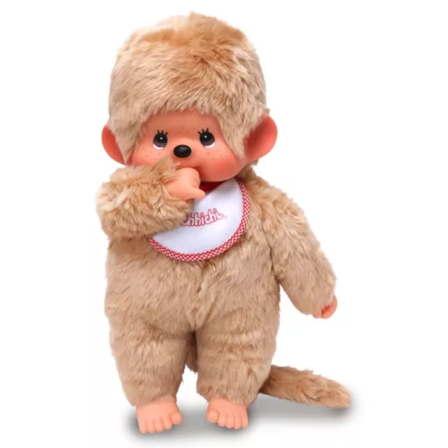 Monchhichi Premium Standard Plush Toy L Beige Boy 41cm Japan Import 3