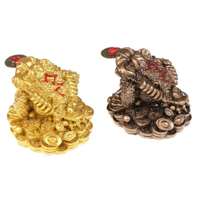 Feng Shui Toad Money lucky Fortune Chinese Frog Toad Home Decor XK