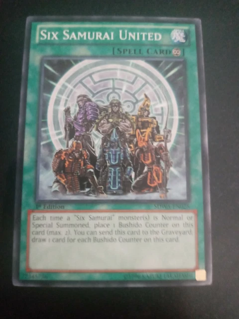 Yu-Gi-Oh! TCG Six Samurai United Structure Deck: Samurai Warlords SDWA-EN028 1s…