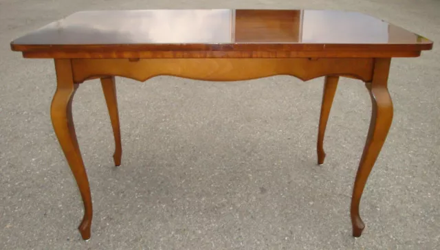 Antik Queen Ann Stil Esstisch Dining Table Höhenverstellbar Erweiterbar 80x114cm