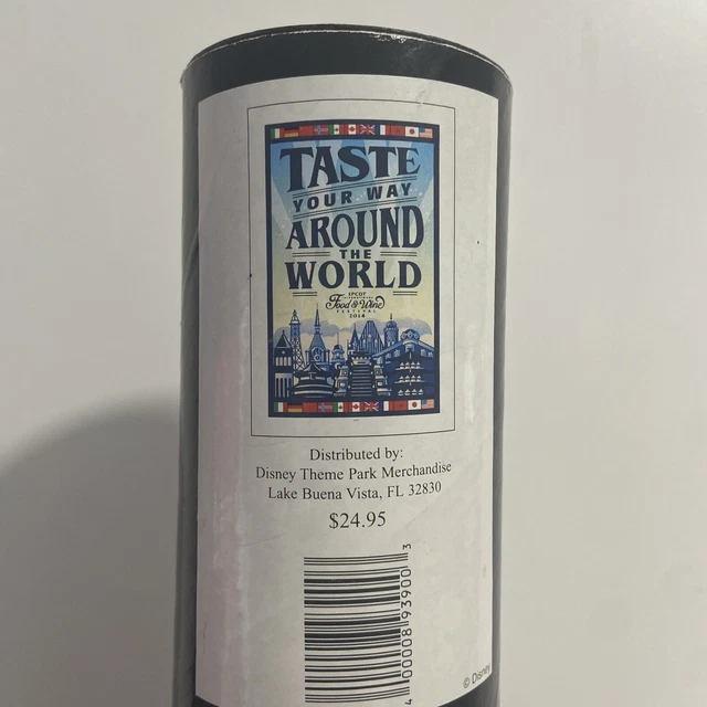 Disney Epcot Poster “Taste Your Way Around World” 2014 Food & Wine Festival Inte