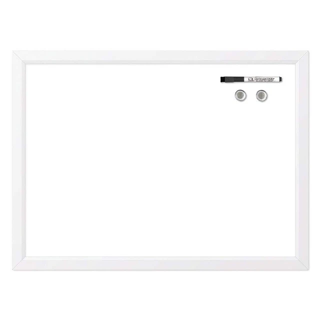 Whiteboard, Dry Erase Board, Magnetic, 17&quote; x 23&quote;, 1 Dry E...