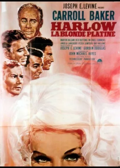 affiche du film HARLOW LA BLONDE PLATINE 60x80 cm