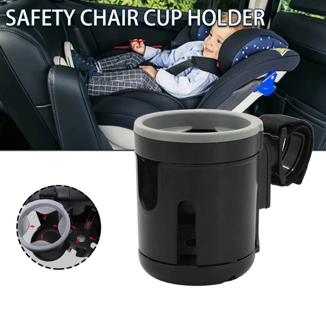Double Bottle Holder Stroller Universal Cup Holder 360° Rotating Coffee D