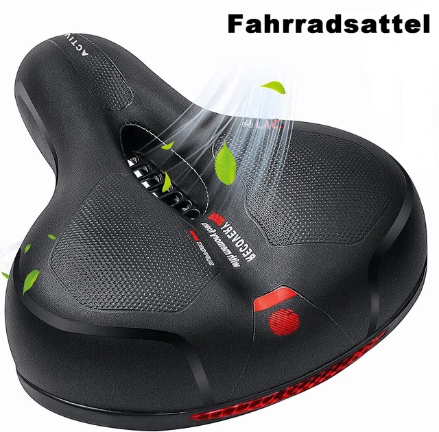 SGODD Fahrradsattel Herren Damen,Langsame Rebound Memory Foam Fahrrad Sattel,Hohl Ergonomisch