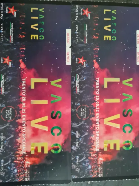 Biglietti Concerto di Vasco  Rossi a Trento il 20.05.2022 PIT 1.