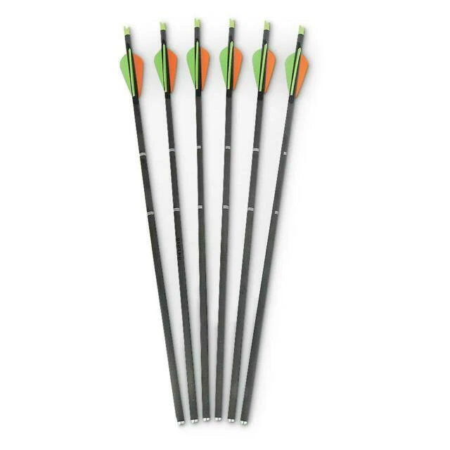 Red Hot 20" Hunter Crossbow Bolts With Capture Nocks - Oem Parker Arrows  409 Gr